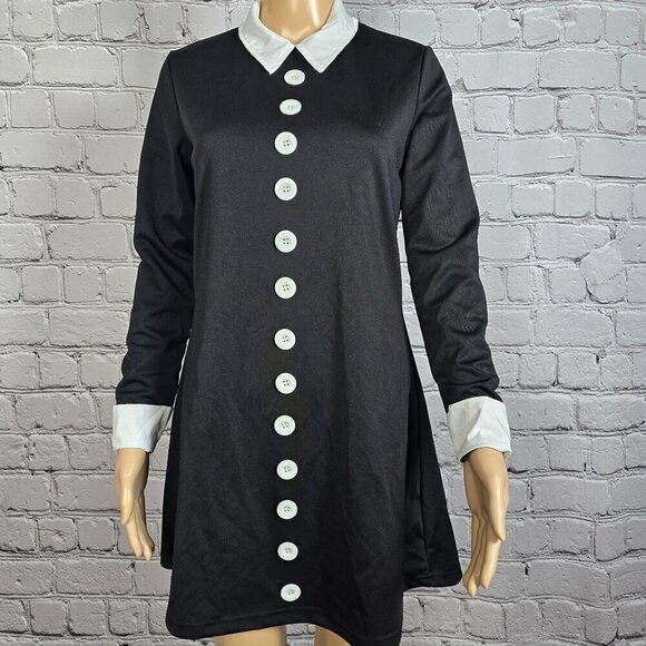 Wednesday Addams Family Spirit Halloween Dress, Women's Small - Picture 9 of 9